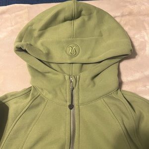 Lululemon Scuba Oversized Full Zip Hoodie XS/S Green Foliage